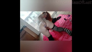 Redhead Goth Anal Play Roommate Watches From Outside - Thegoddessoflust 
