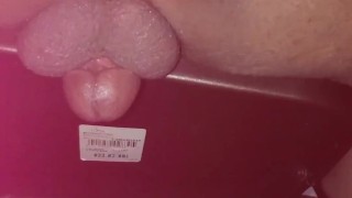 Fucking myself with my dildo until I gape my ass