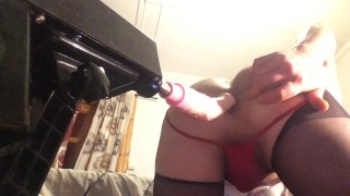 CD Automatik ass fucking machine 4 my boy pussy