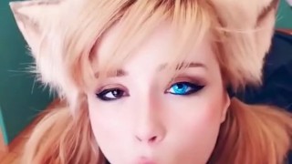 Lovely Girl Deep Blowjob and Play Pussy in Lingerie - POV