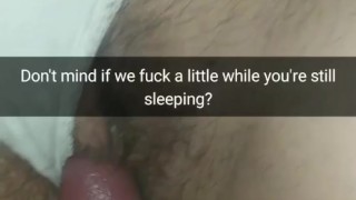 [Snapchat] Your young wife get a unprotected creampie from other guy
