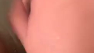 Masturbation with brush