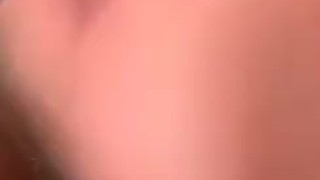 Masturbation with brush