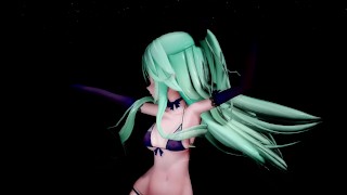 MMD 4k YamaKaze bikini Follow the Leader