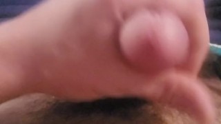 Huge cum unload before work
