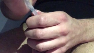 unsuccessful trying to Insert TOO BIG URETHRAL PLUG ** still HOT **