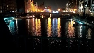 Milf Anna Perv visting Gdańsk polish city in night