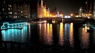 Milf Anna Perv visting Gdańsk polish city in night