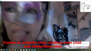 Exotic cougar on Skype