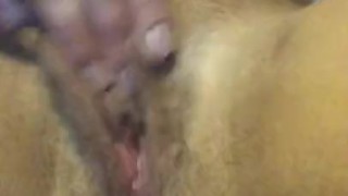 Playing with my pussy after my shower