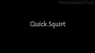 Redhead Goth makes self squirt on Floor (Quickie) - TheGoddessOfLust