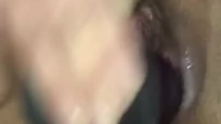 Fucking myself with my dildo 