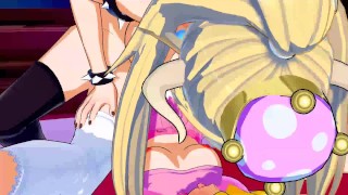 Princess Peach Roughly Fucked by Futanari Bowsette (3D Hentai)