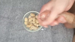 CUM SHOT ALL OVER MY NUTS 