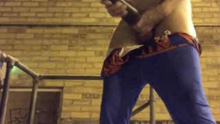 BIG HARD DICK Fucking FLESHLIGHT Outdoors