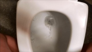 Milf pee in toilet