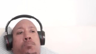 Jacking off while my GF is in bed
