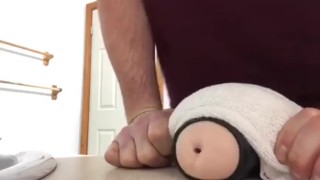 Fucking my flesh light cumshot
