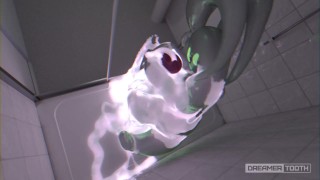 HORNY GOODRA LIGHTS UP ROOM WITH HIS THICK GLOWING CUM [POKEMON]