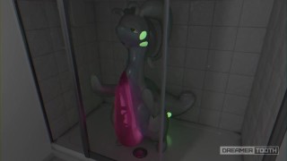 HORNY GOODRA LIGHTS UP ROOM WITH HIS THICK GLOWING CUM [POKEMON]
