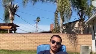 Outdoor Jerking Big Dick- Kori Blackwater 