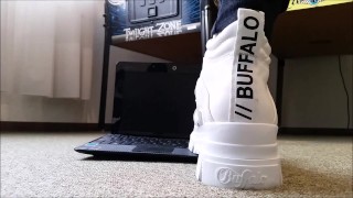 Laptop Crushing with Buffalo Boots (Trailer)