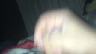 Uncut cock Masturbation w/CUMSHOT