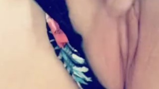 Playing with my pussy