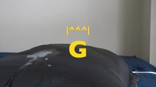 Hitachi Magic Wand vibrating on my taint results in an huge cumshot