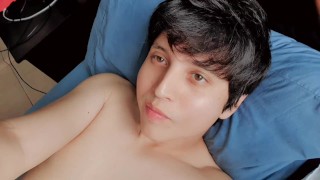 Horny twink showing hot body (no cum)