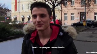  CZECH HUNTER 500 - College Dude With A Big Dick Gets Pounded Hard