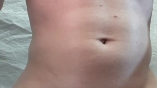 Hand job and extreme long urethal sounding