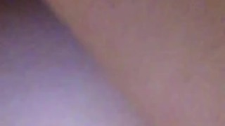 Solo anal toying