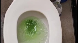 Piss And Cum Combo at work