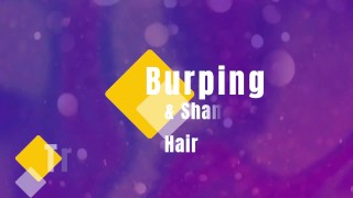 Burping Big Boob Girl Shampoo Hair in Shower - TEASER