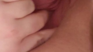 Close up of BBW Playing with her wet pussy and orgasms
