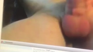 Stroking Huge Cock on Chaturbate 