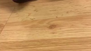 Teen girl feet ignore while washing dishes pov asmr