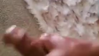 caught on my balcony stroking this oily dick; come get some! - Clefre216 