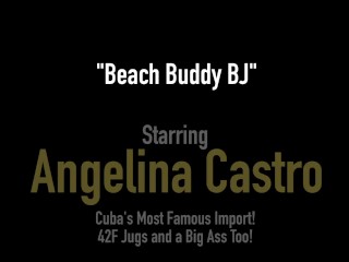 Thick Dick Sucking BBW Angelina Castro Wraps Her Phat Lips Around Hard Cock