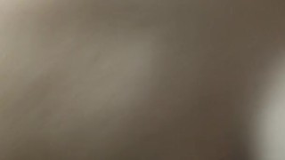 TFT01 bent my step  sister over dine chair and she cums on my dick