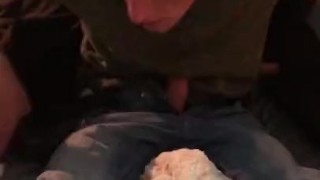 Jack off and self sucking 