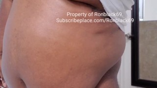 Black Daddy Chub Sneaks in Explosive Cumshot