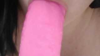 Dildo sucking 