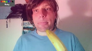 Banana Blowjob Suck