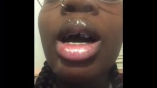 Watch me swallow you slut