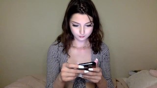 CHATURBATE CAMGIRL W LUSH + LACE STOCKINGS TEEN BEDROOM LIVSTREAM RECORDING
