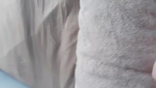 Practicing by edging my cock