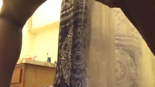 shampoo bottle meets my wett juicy ass