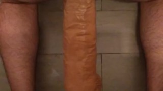 Gay anal dildo kingcock Pipedream 14'' first vid